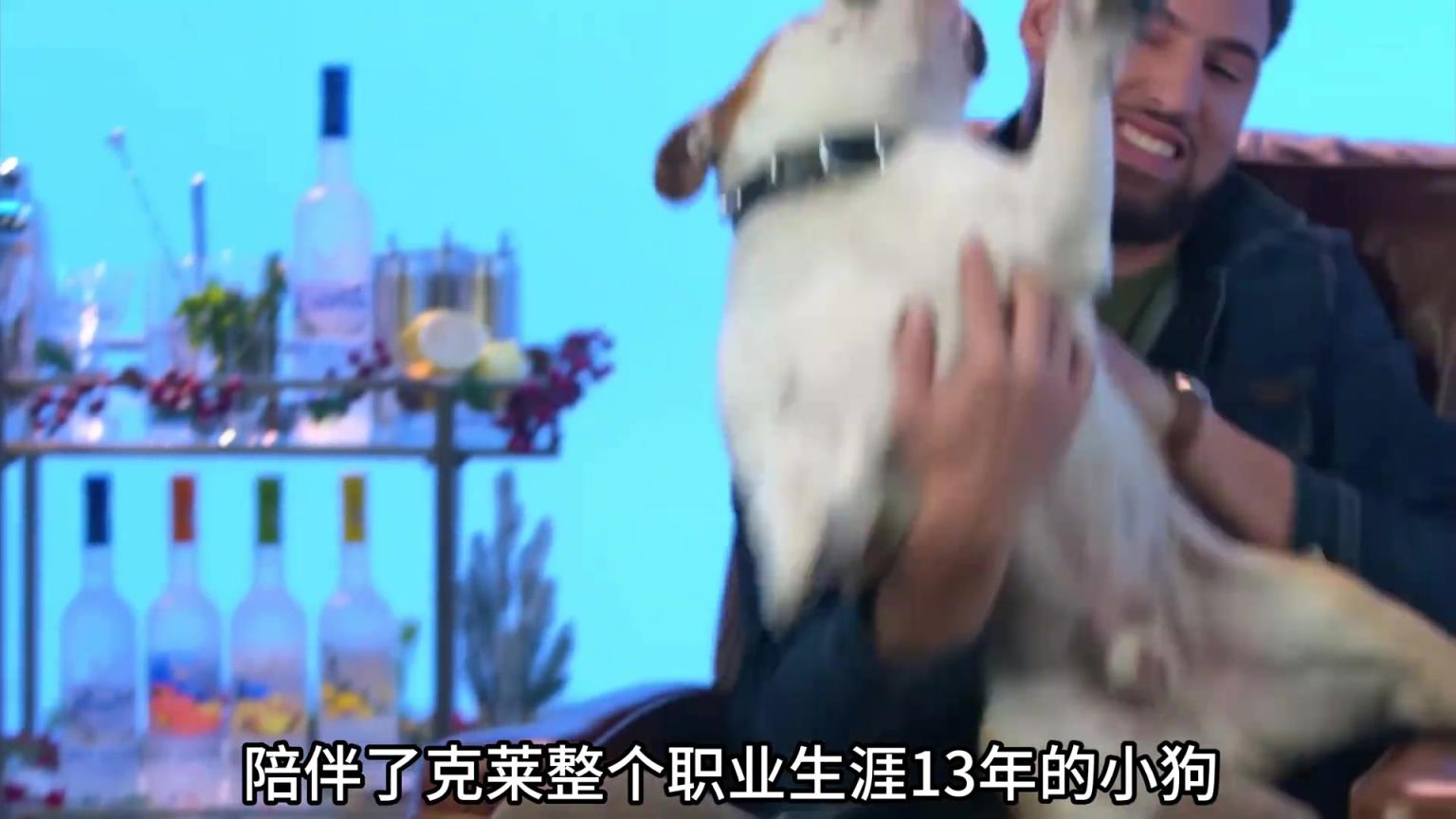 陪伴克萊13年的小狗去世了，不敢相信克萊得多么傷心